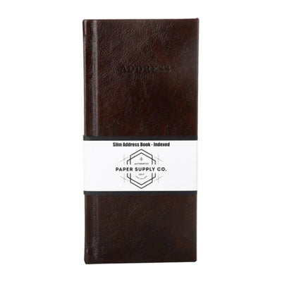 Okin VTSLIM - OSC Vintage Address Book Slimline Brown