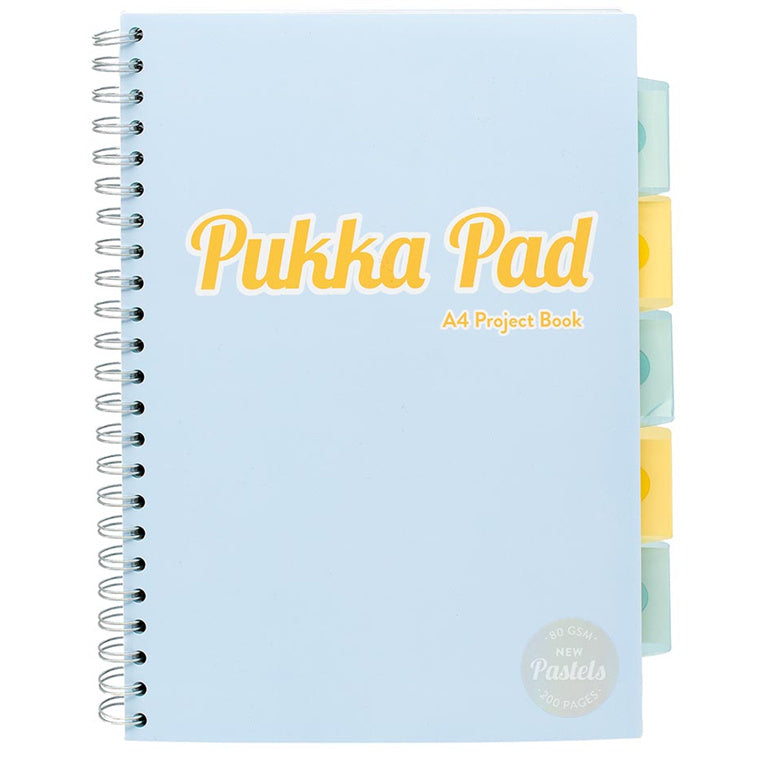 Pukka Pastel Project Book A4 Blue