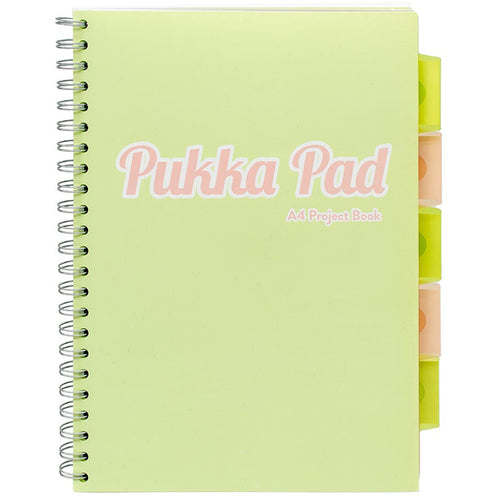 Pukka Pastel Project Book A4 Green
