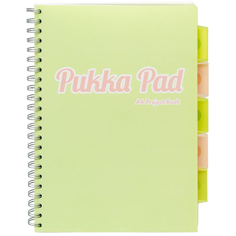 Pukka Pastel Project Book A4 Green