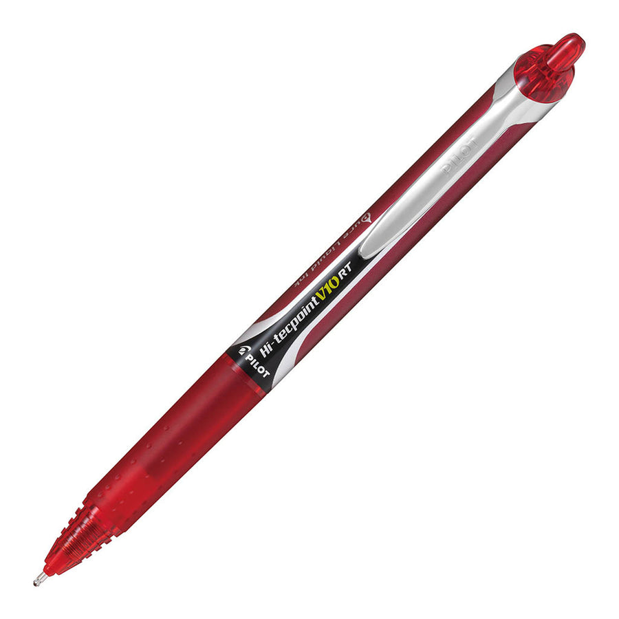 BXRT-V10-R - Pilot Hi-Tecpoint V10RT Rollerball Broad Red (BXRT-V10-R)