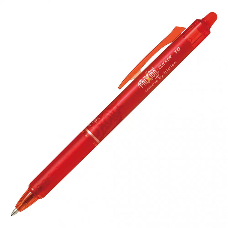 Pilot Frixion Clicker Erasable Broad Red (BLRT-FR10-R) -- Buy 12 units to receive them in a box