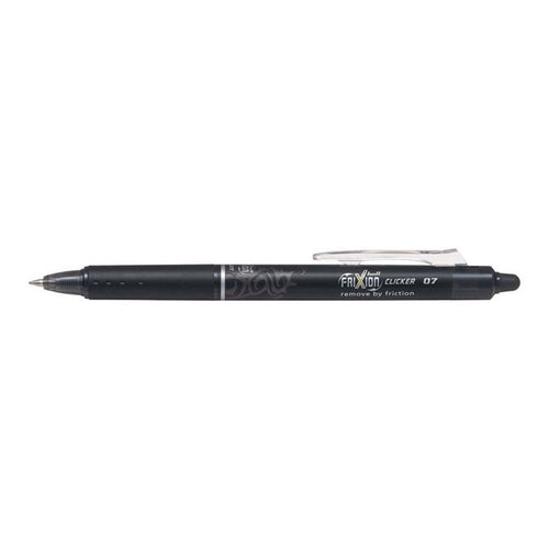 Pilot Frixion Clicker Radierbar Fein Schwarz (BLRT-FR7-B) – Kaufen Sie 12 Stück, um sie in einer Box zu erhalten