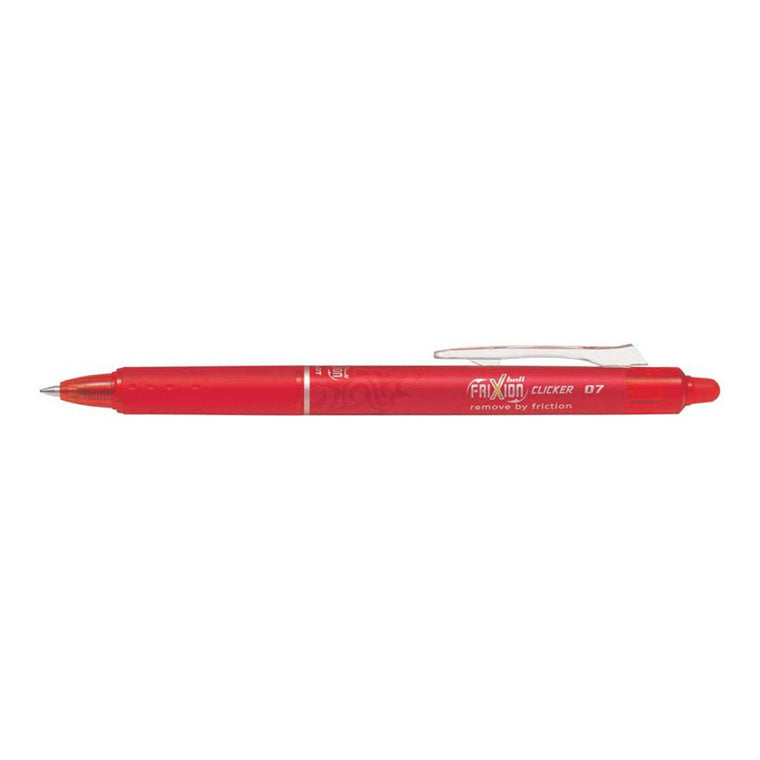 Pilot BLRT-FR7-R Frixion Clicker Radierbar Fein Rot – Kaufen Sie 12 Stück, um sie in einer Box zu erhalten