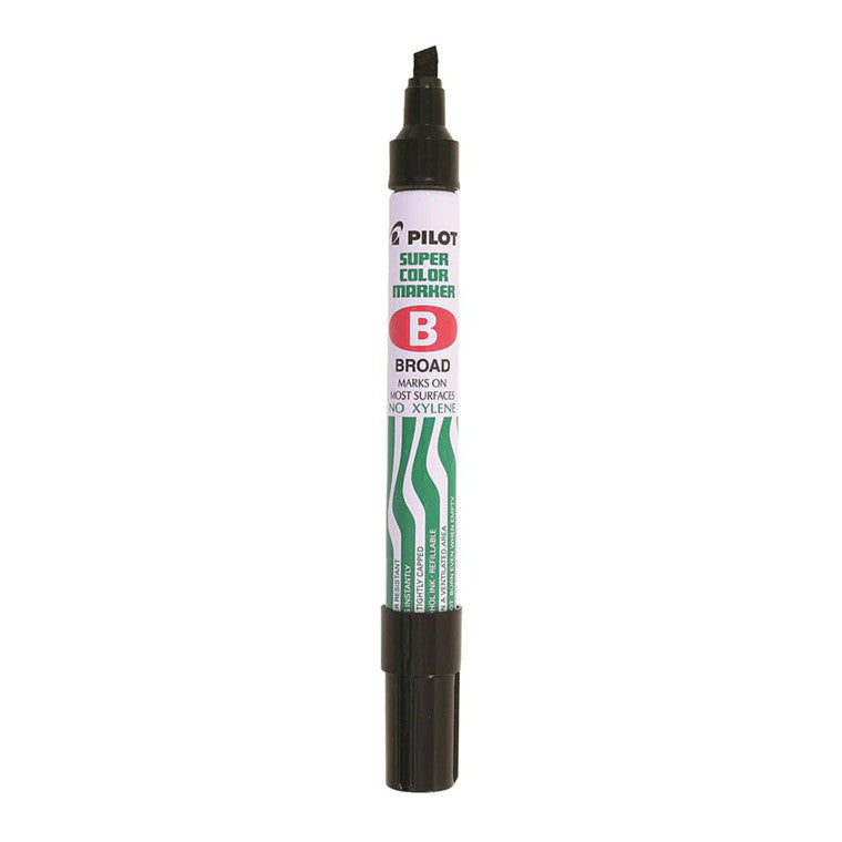 SCA-B-B - Pilot Super Colour Permanent Marker Broad Black (SCA-B-B)