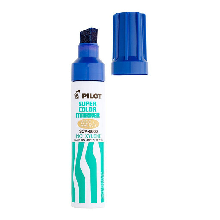 SCA-6600-L - Pilot SCA 6600 Permanent Marker Jumbo Blue (SCA-6600-L)