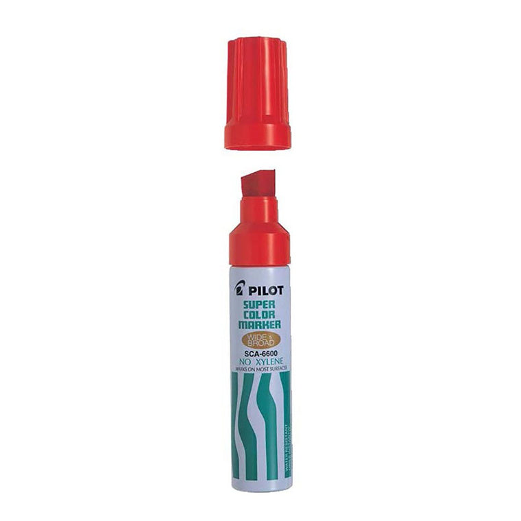 SCA-6600-R - Pilot SCA 6600 Permanent Marker Jumbo Red (SCA-6600-R)