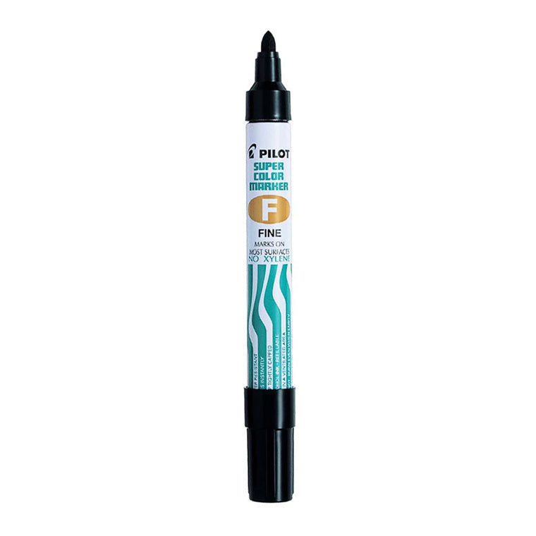 SCA-F-B - Pilot Super Colour Permanent Marker Fine Black (SCA-F-B)