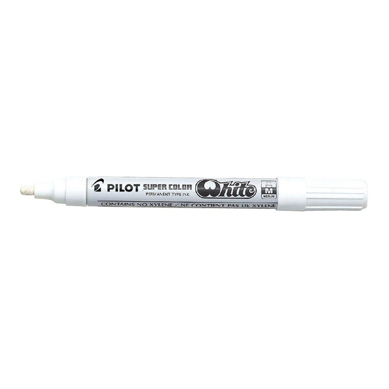 SC-W-M - Pilot Super Colour Paint Marker Medium White (SC-W-M)