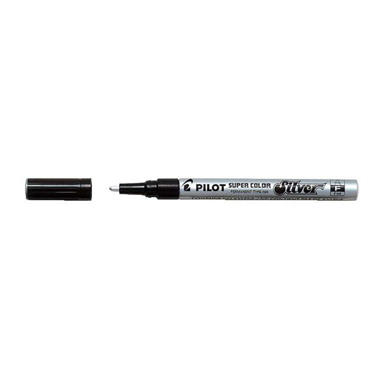 SC-S-F - Pilot Super Colour Paint Marker Fine Silver (SC-S-F)