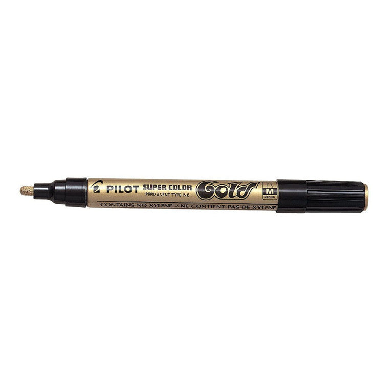 SC-G-M - Pilot Super Colour Paint Marker Medium Gold (SC-G-M)