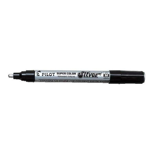 Pilot Super Colour Paint Marker Medium Silver (SC-S-M)
