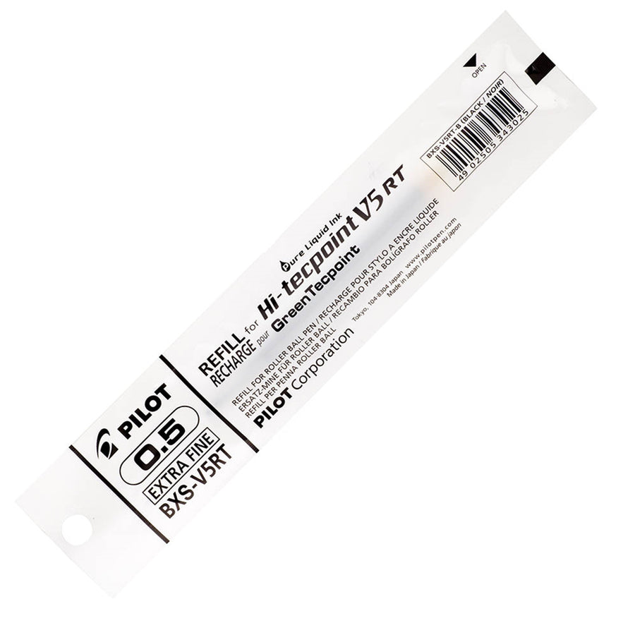 BXS-V5RT-B - Pilot Hi-Tecpoint V5RT Rollerball Refill Fine Black (BXS-V5RT-B)