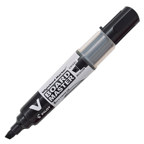 Pilot BeGreen V Board Whiteboard Marker Chisel Black (WBMAVBM-MC-B-BG)