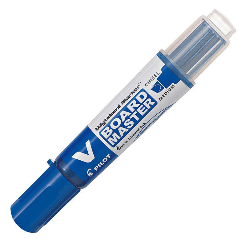Pilot BeGreen V Board Whiteboard Marker Chisel Blue (WBMAVBM-MC-L-BG) -- Buy 10 units to receive them in a box