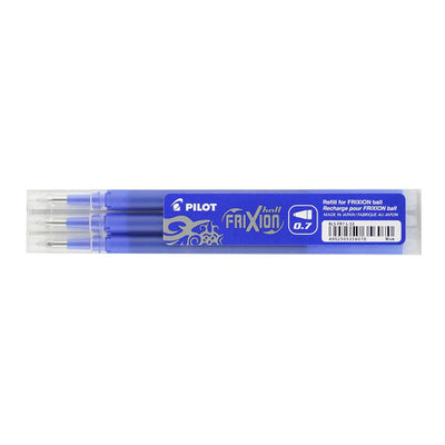 BLS-FR7-L-S3P - Pilot Frixion Erasable Refill Fine Blue, Pack of 3 (BLS-FR7-L-S3P)