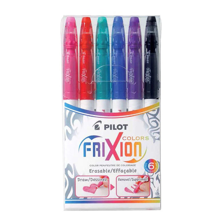 SW-FC-S6 - Pilot Frixion Colours Erasable Markers, Pack of 6 (SW-FC-S6) HS