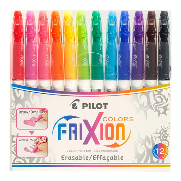 SW-FC-S12 - Pilot Frixion Colours Erasable Markers, Pack of 12 (SW-FC-S12) HS