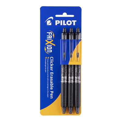 20261 - Pilot Frixion Clicker Erasable Fine Black, Pack of 3 HS