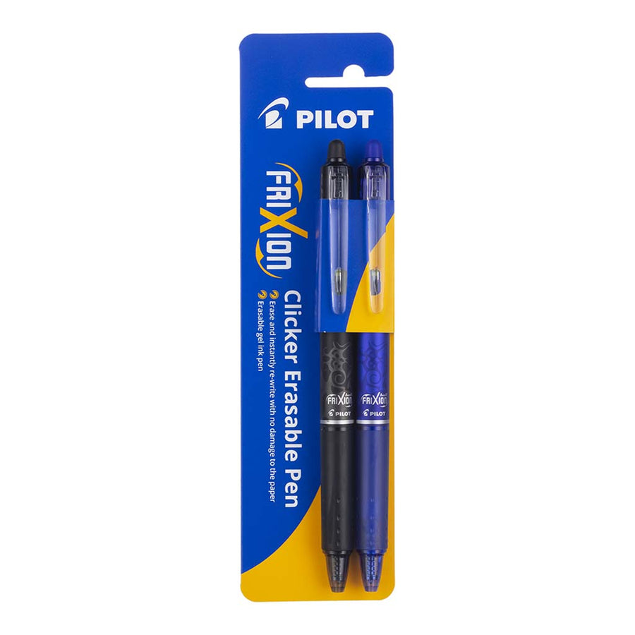 20266 - Pilot Frixion Clicker Erasable Fine Assorted, Pack of 2 HS