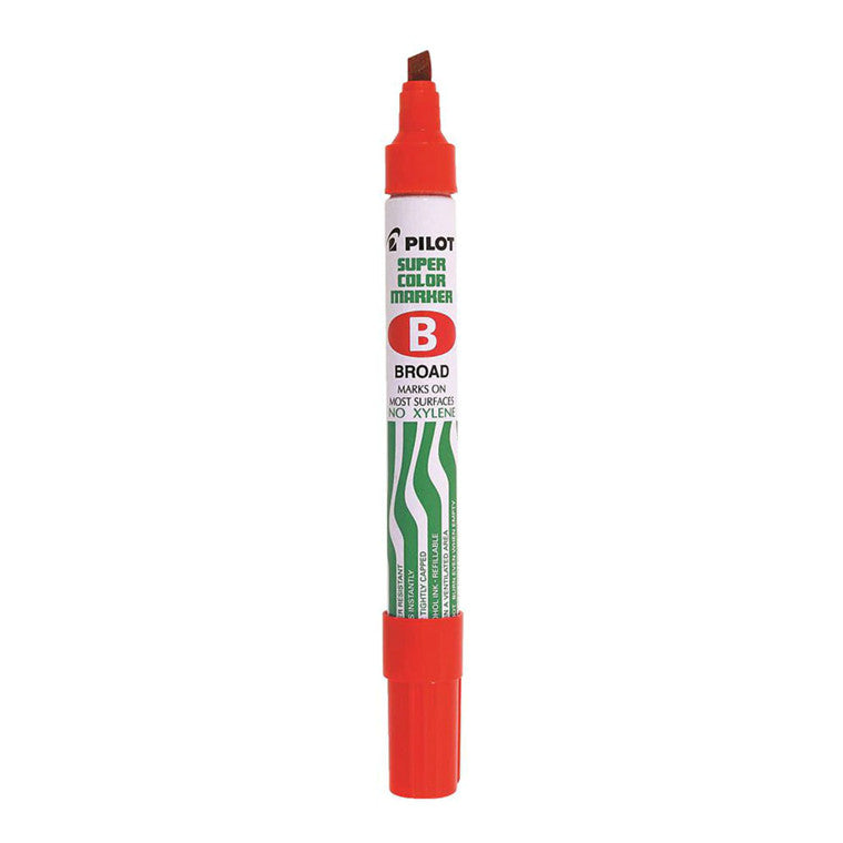 SCA-B-R - Pilot Super Colour Permanent Marker Broad Red (SCA-B-R)