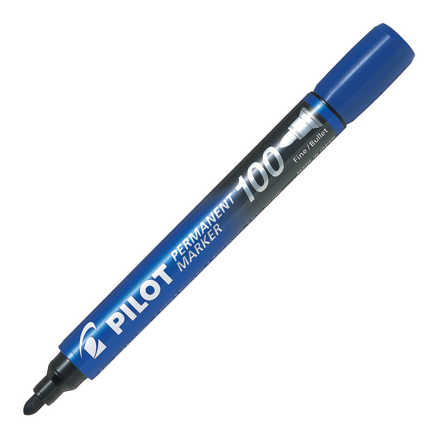 SCA-100-L - Pilot SCA 100 Permanentmarker Rundspitze Blau (SCA-100-L)