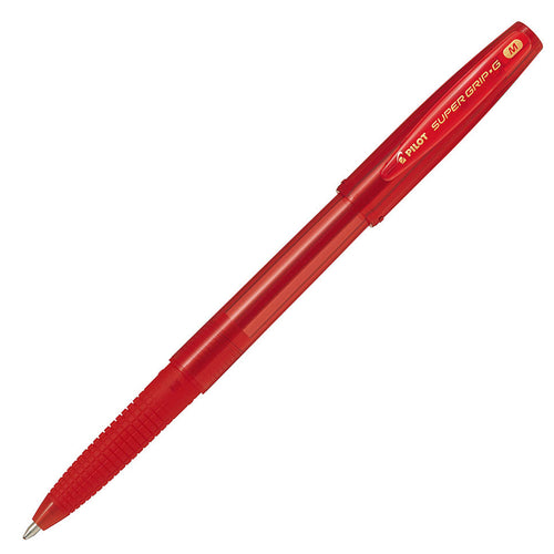 BPS-GG-M-R - Pilot Super Grip G Stick Ballpoint Medium Red (BPS-GG-M-R)