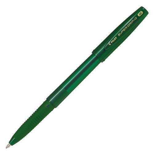 Pilot Super Grip G Stick Ballpoint Medium Green (BPS-GG-M-G)
