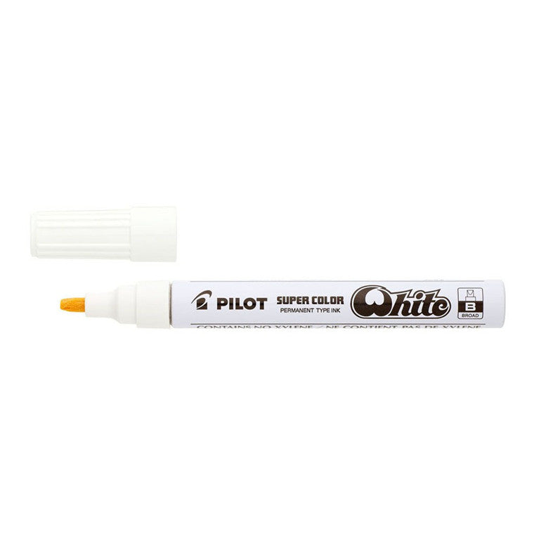 SC-W-B - Pilot Super Colour Paint Marker Broad White (SC-W-B)