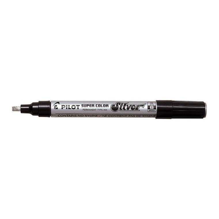 SC-S-B - Pilot Super Colour Paint Marker Broad Silver (SC-S-B)