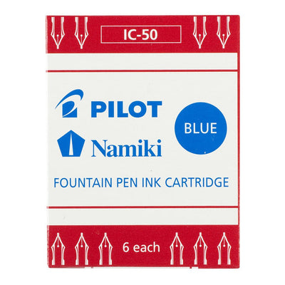 IC-50-L – Pilot Füllfederhalter Tintenpatrone Blau, Packung mit 6 (IC-50-L)