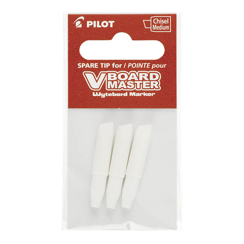 Pilot BeGreen V Board Whiteboard Marker Chisel Tips, Pack of 3 (WBTIP-VBM-MC)