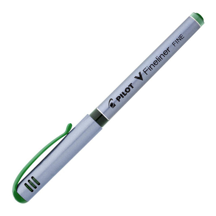 Pilot V-Fineliner Fibre Tip 0.5mm Green (SW-VPP-G) -- Buy 12 units to receive them in a box