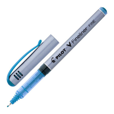 Pilot V-Fineliner Fibre Tip 0.5mm Light Blue (SW-VPP-LB) -- Buy 12 units to receive them in a box