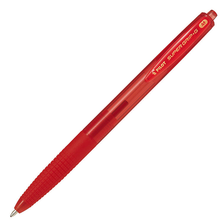BPGG-8R-M-RR - Pilot Super Grip G Retractable Ballpoint Medium Red (BPGG-8R-M-RR)