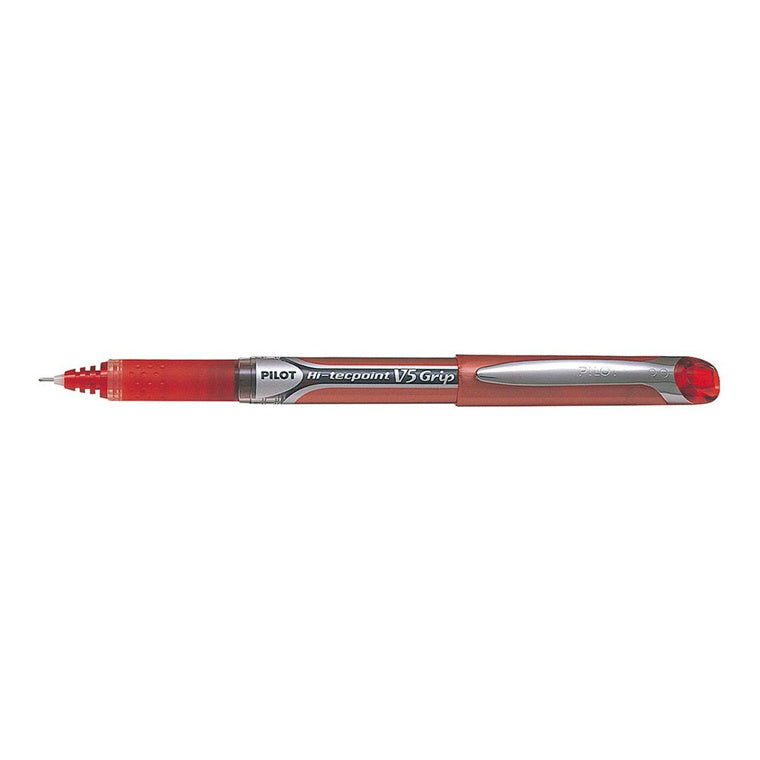 Pilot Hi-Tecpoint V5 Grip Rollerball Extra Fine Red (BXGPN-V5-R) -- Buy 12 units to receive them in a box