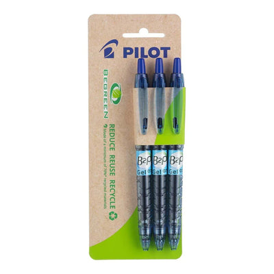 20500 - Pilot BeGreen B2P Gel Fine Blue, Pack of 3 HS