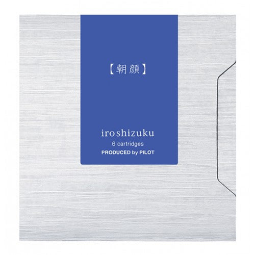 Pilot Iroshizuku Ink Cartridge Morning Glory Asa-gao, Pack of 6 (IRF-6S-AS)