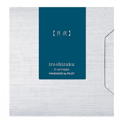 Pilot Iroshizuku Ink Cartridge Moonlight Tsuki-yo, Pack of 6 (IRF-6S-TY)