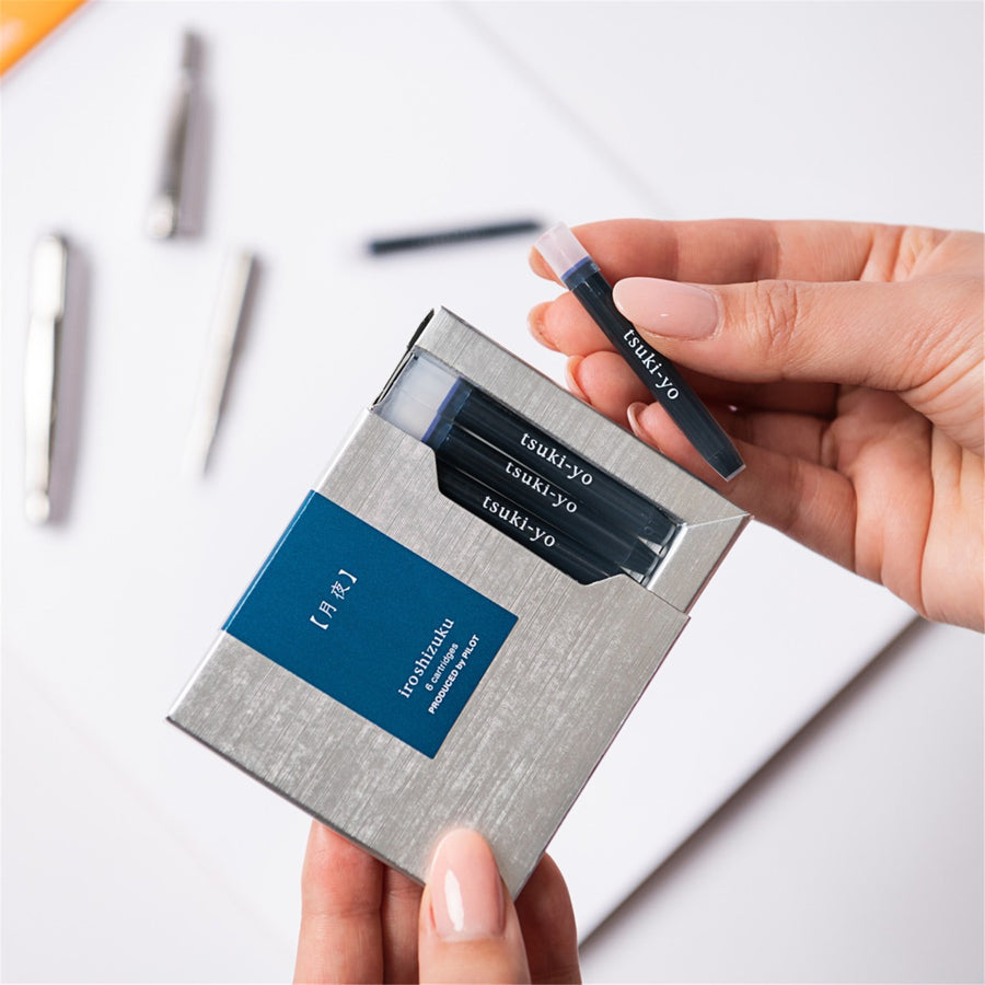 IRF-6S-TY-INT - Pilot Iroshizuku Ink Cartridge Moonlight Tsuki-yo, Pack of 6 (IRF-6S-TY)