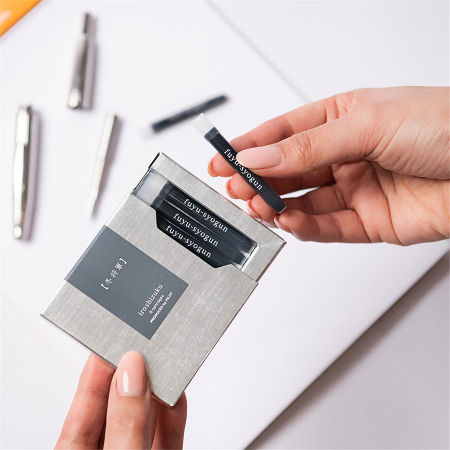 IRF-6S-FS-INT - Pilot Iroshizuku Ink Cartridge Old Man Winter Fuyu-syogun, Pack of 6 (IRF-6S-FS)