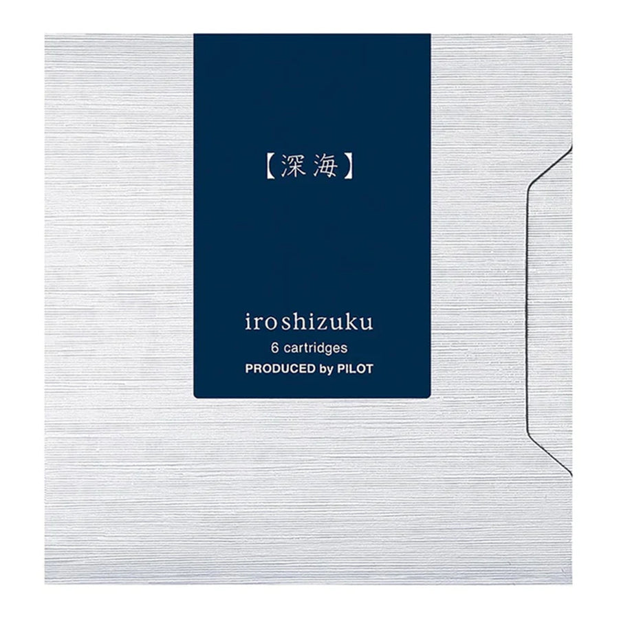 IRF-6S-SNK-INT - Pilot Iroshizuku Ink Cartridge Deep Sea Shin-kai, Pack of 6 (IRF-6S-SNK)