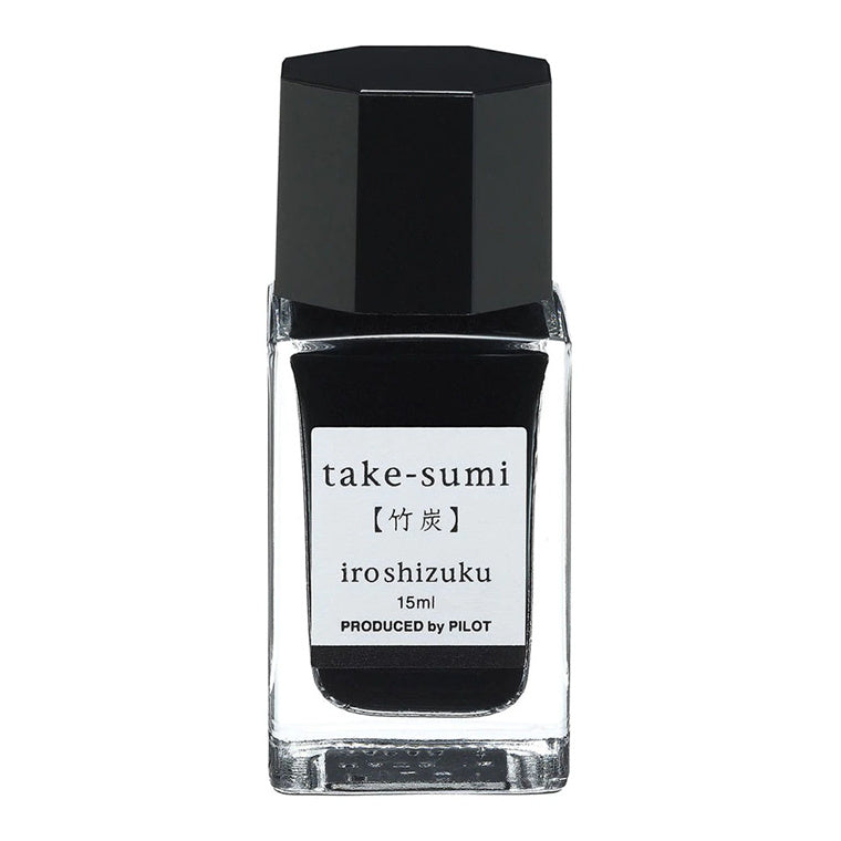 INK-15N-TAK - Pilot Iroshizuku Ink 15ml Bamboo Charcoal Take-sumi (INK-15N-TAK)