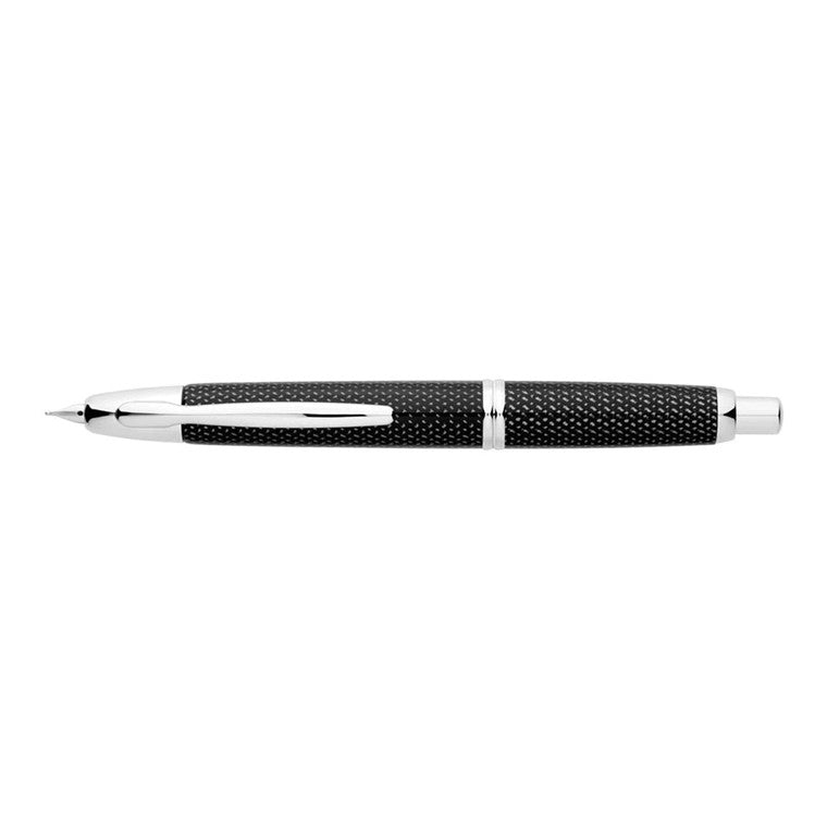 20637 - Pilot Capless Splash Black Fountain Pen Medium (FC-1500RRRK-M-B)