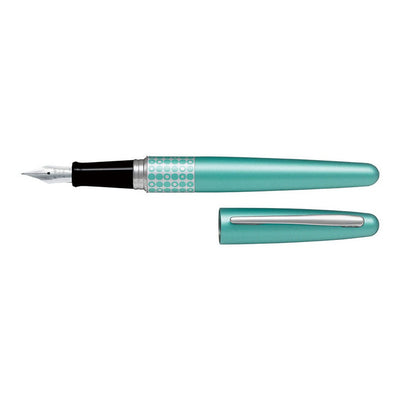 Pilot MR3 Fountain Pen Fine Metallic Aqua Blue (FP-MR3-F-DT)