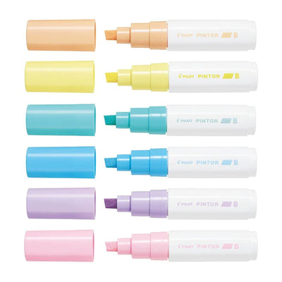 20772 - Pilot Pintor Marker Broad Pastel, Pack of 6