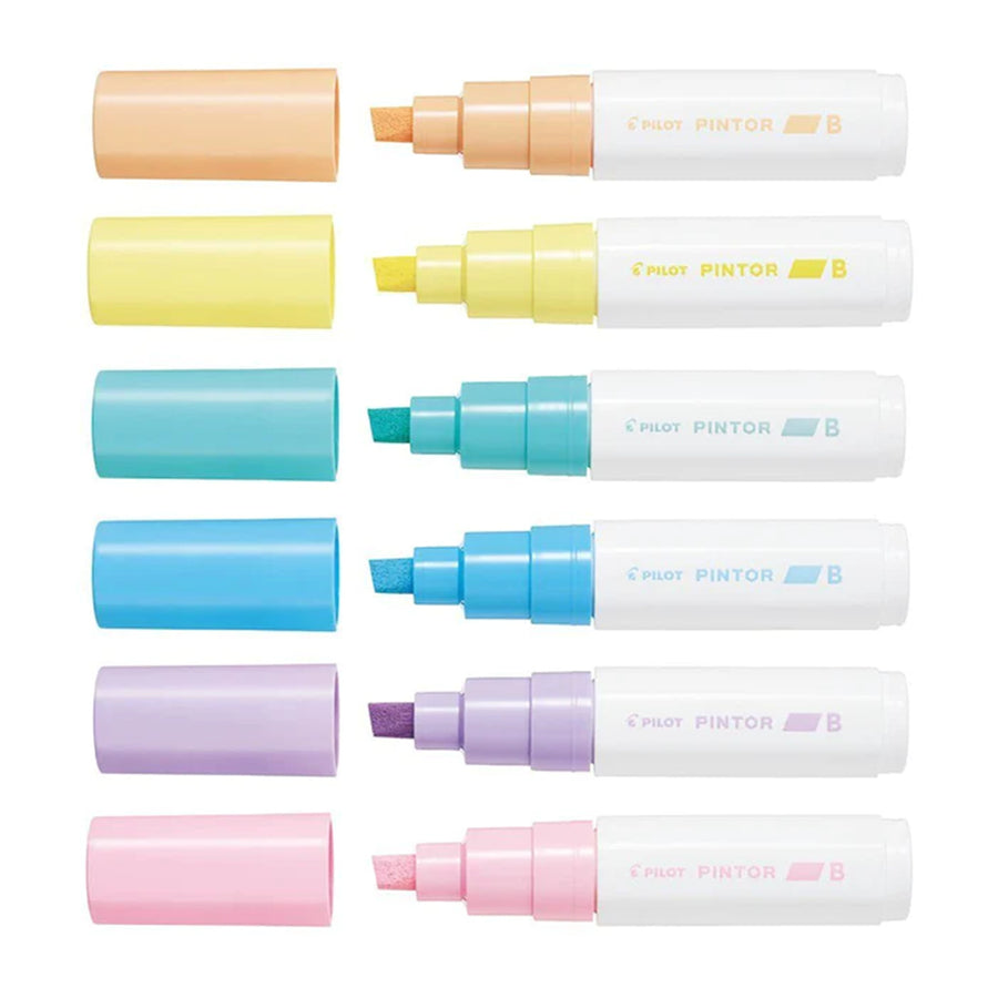 20772 - Pilot Pintor Marker Broad Pastel, Pack of 6
