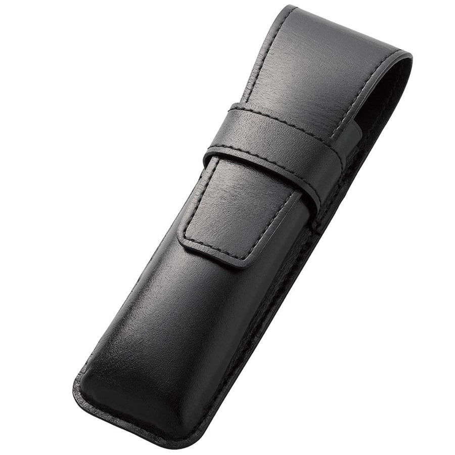LSF01-400-B-EX - Pilot Leather Pen Pouch for 2 Pens Black (LSF01-400-B-EX)