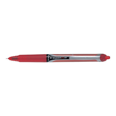Pilot Hi-Tecpoint V5RT Tintenroller Extra Fein Rot (BXRT-V5-R) -- Kaufen Sie 12 Stück, um sie in einem Karton zu erhalten