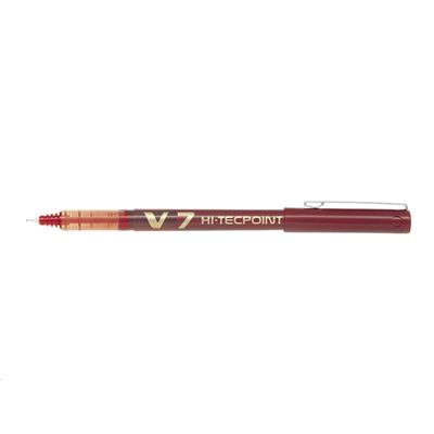 Pilot Hi-Tecpoint V7RT Rollerball Fine Red (BXRT-V7-R) -- Buy 12 units to receive them in a box